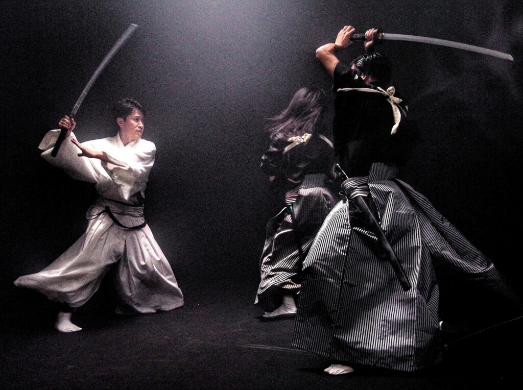 Tokyo Kenbukai Shiden-ryu samurai sword choreography performers