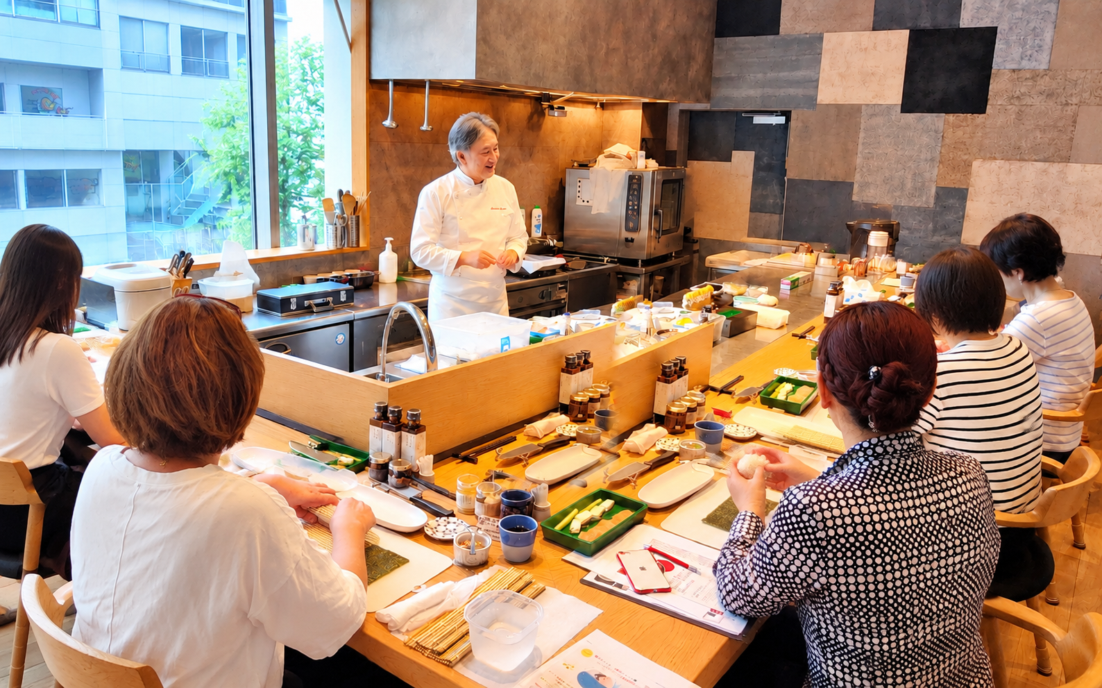 Japanese cuisine seminar with Chef Susumu Jimbo in Kichijoji